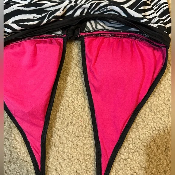 Baby Phat Zebra Tankini with Matching Coverup - Picture 6 of 9